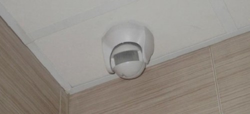 Установленный датчик