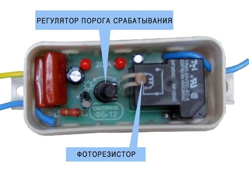 Регулировка в устройстве