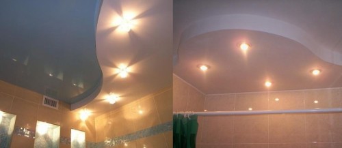 Применение точечных спотов для сложных конструкций