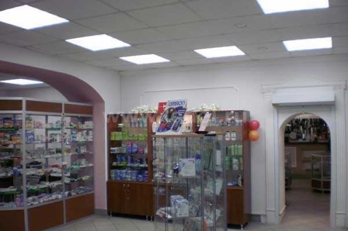 Освещение аптеки