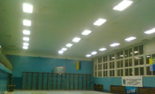 Светодиодное освещение спортзала